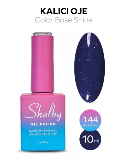 SHELBY 10 ML. 144 RENKLİ IŞILTILI KALICI OJE
