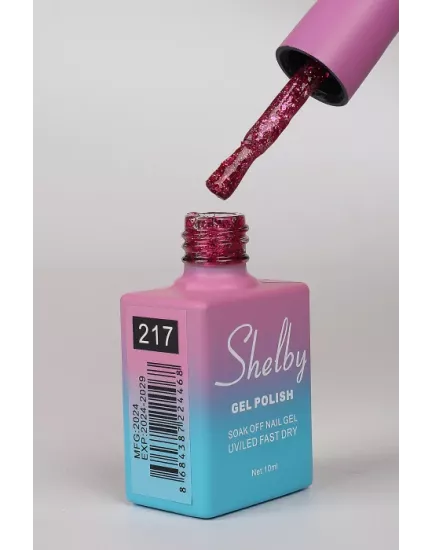 SHELBY 10 ML. 217 IŞILTILI RENKLİ KALICI OJE