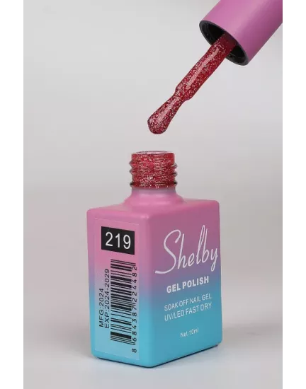 SHELBY 10 ML. 219 IŞILTILI RENKLİ KALICI OJE