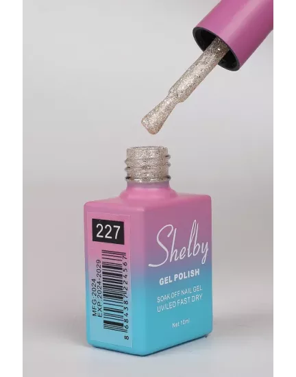SHELBY 10 ML. 227 IŞILTILI RENKLİ KALICI OJE