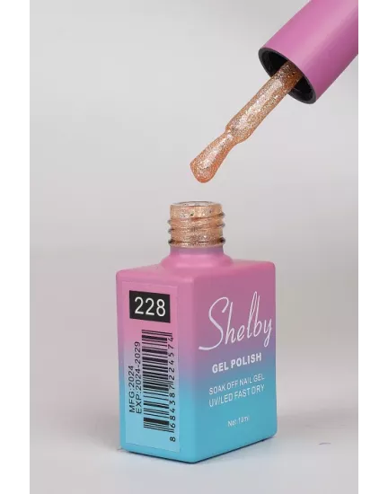 SHELBY 10 ML. 228 IŞILTILI RENKLİ KALICI OJE