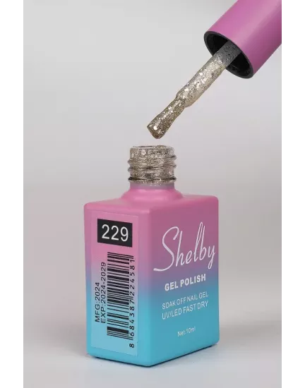 SHELBY 10 ML. 229 IŞILTILI RENKLİ KALICI OJE