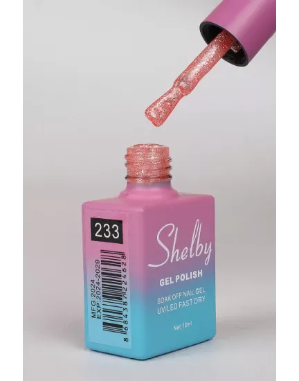 SHELBY 10 ML. 233 IŞILTILI RENKLİ KALICI OJE