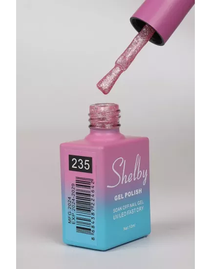 SHELBY 10 ML. 235 IŞILTILI RENKLİ KALICI OJE