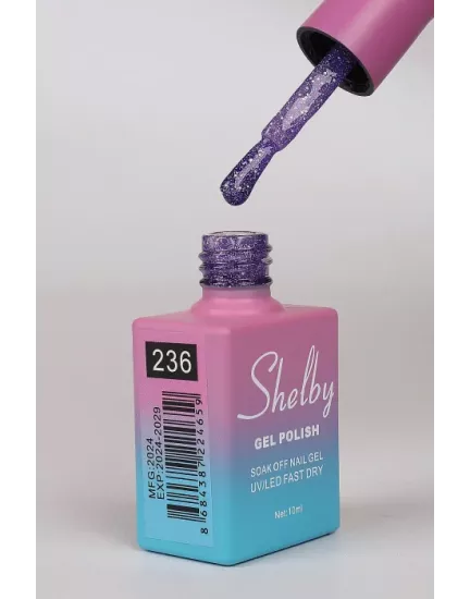 SHELBY 10 ML. 236 IŞILTILI RENKLİ KALICI OJE
