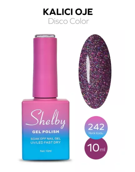 SHELBY 10 ML. 242 DİSKO KALICI OJE