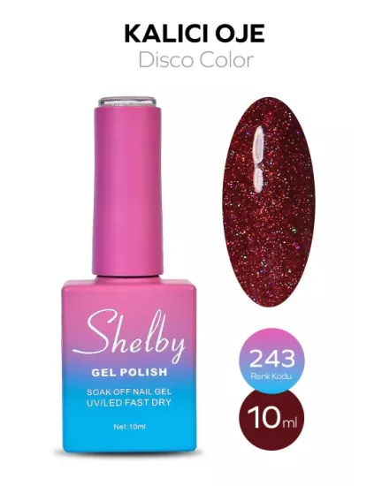 SHELBY 10 ML. 243 DİSKO KALICI OJE