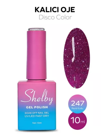 SHELBY 10 ML. 247 DİSKO KALICI OJE