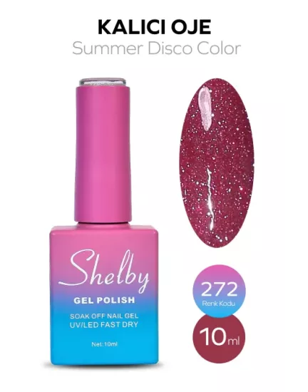 SHELBY 10 ML. 272 DİSKO YAZ RENK KALICI OJE