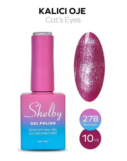 SHELBY 10 ML. 278 KEDİ GÖZÜ KALICI OJE