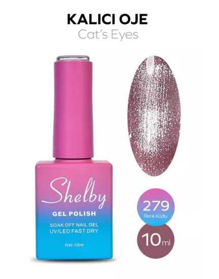SHELBY 10 ML. 279 KEDİ GÖZÜ KALICI OJE