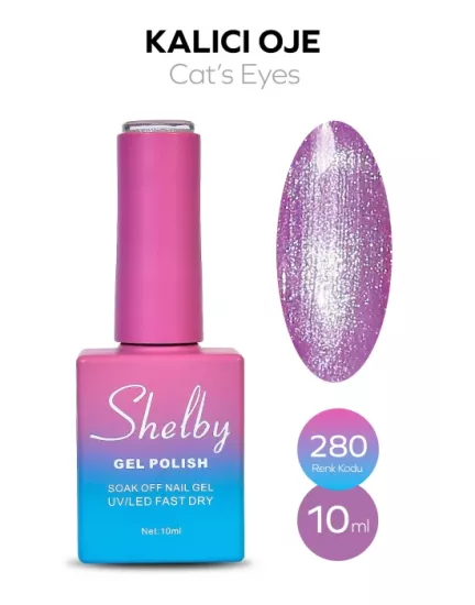 SHELBY 10 ML. 280 KEDİ GÖZÜ KALICI OJE
