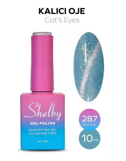 SHELBY 10 ML. 287 KEDİ GÖZÜ KALICI OJE