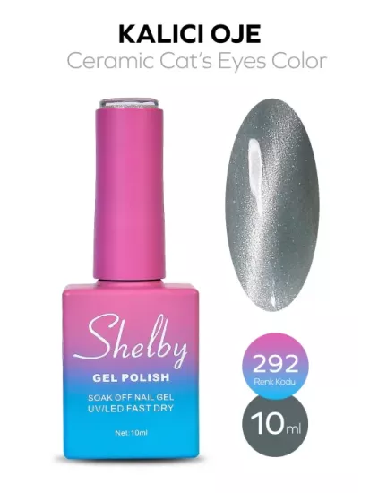 SHELBY 10 ML. 292 SERAMİK KEDİ GÖZÜ KALICI OJE