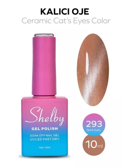 SHELBY 10 ML. 293 SERAMİK KEDİ GÖZÜ KALICI OJE