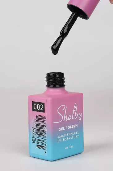 SHELBY 10 ML  TAM SİYAH KALICI OJE