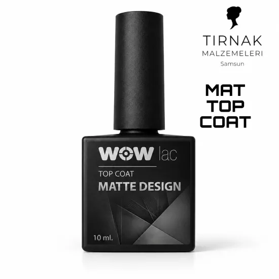 WOWLAC MATTE TOP COAT 10ML (MAT )