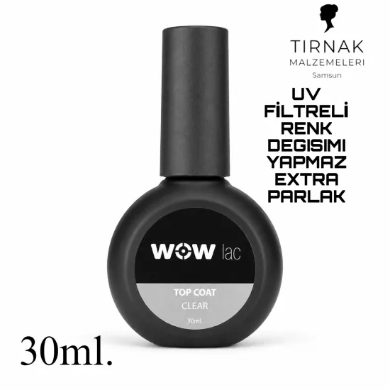 WOWLAC PERFECT TOP COAT EKONOMİK BOY 30ML