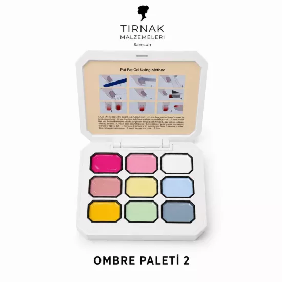 OMBRE-PAİNTİNG PALET-2 9LU YÜKSEK PİGMENT