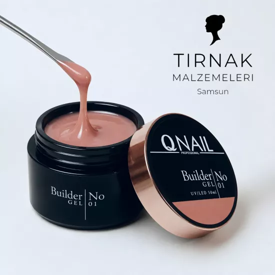 QNAİL BUİLDER JEL NO:01  ORTA KIVAM 50GR