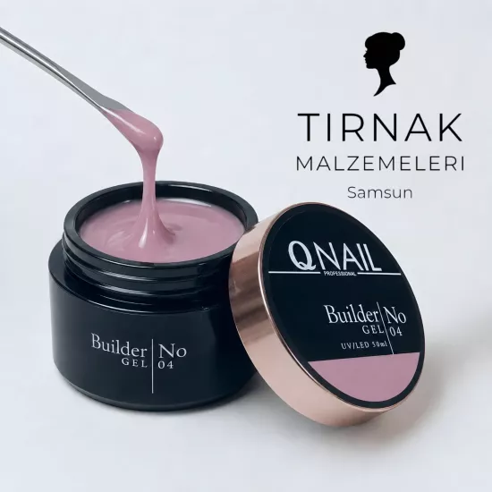 QNAİL BUİLDER JEL NO:04  ORTA KIVAM 50GR