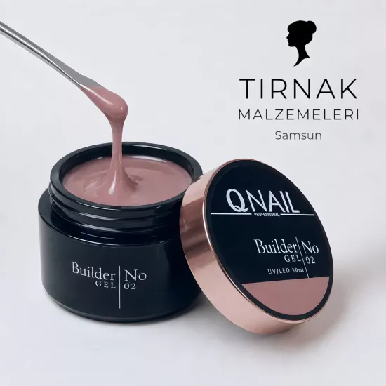 QNAİL BUİLDER JEL NO:02  ORTA KIVAM 50GR