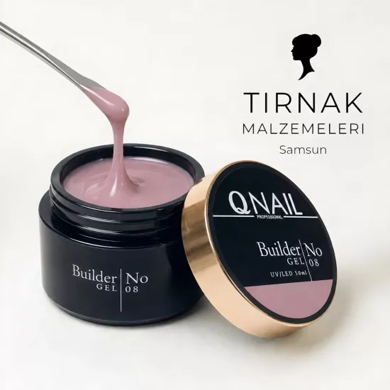 QNAİL BUİLDER JEL NO:08 ORTA KIVAM 50GR 