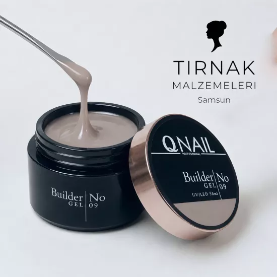 QNAİL BUİLDER JEL NO:09 ORTA KIVAM 50GR 