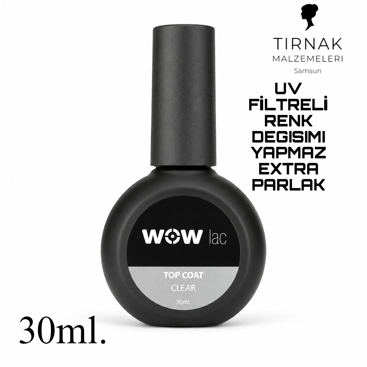 WOWLAC PERFECT TOP COAT EKONOMİK BOY 30ML