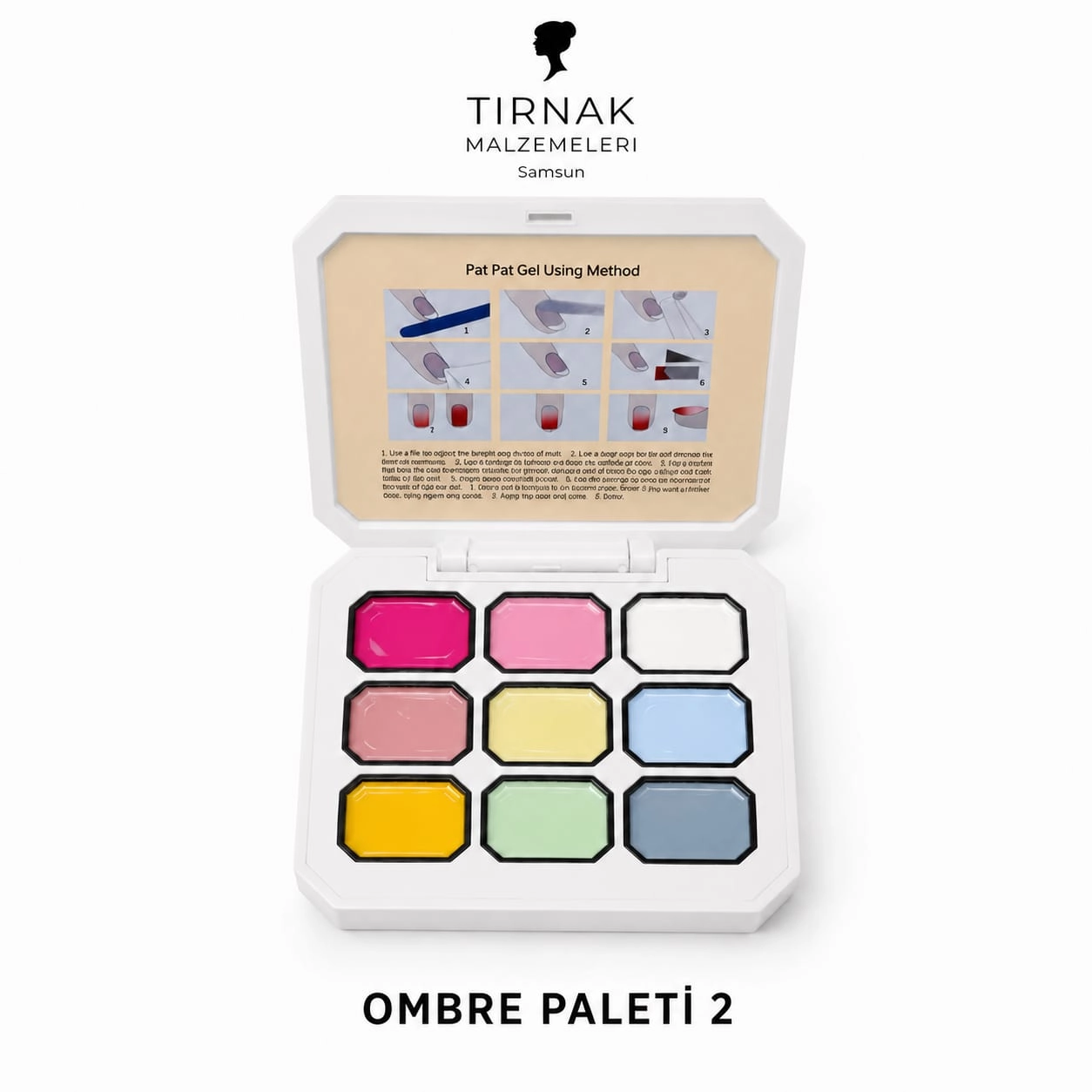 OMBRE-PAİNTİNG PALET-2 9LU YÜKSEK PİGMENT