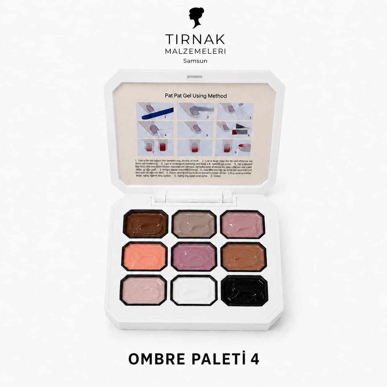OMBRE-PAİNTİNG PALET-4  9LU YÜKSEK PİGMENT