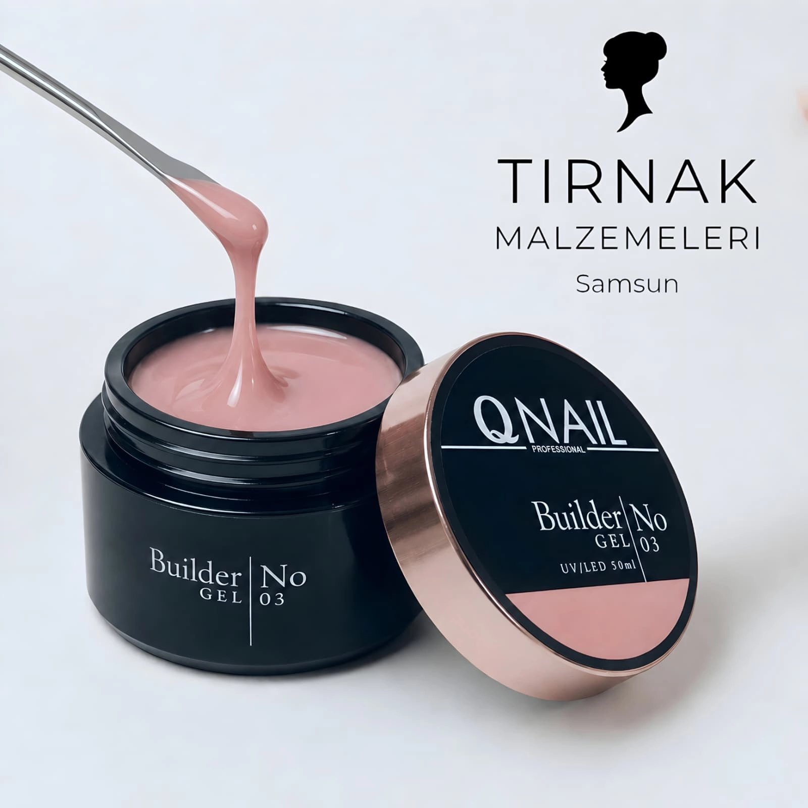 QNAİL BUİLDER JEL NO:03  ORTA KIVAM 50GR