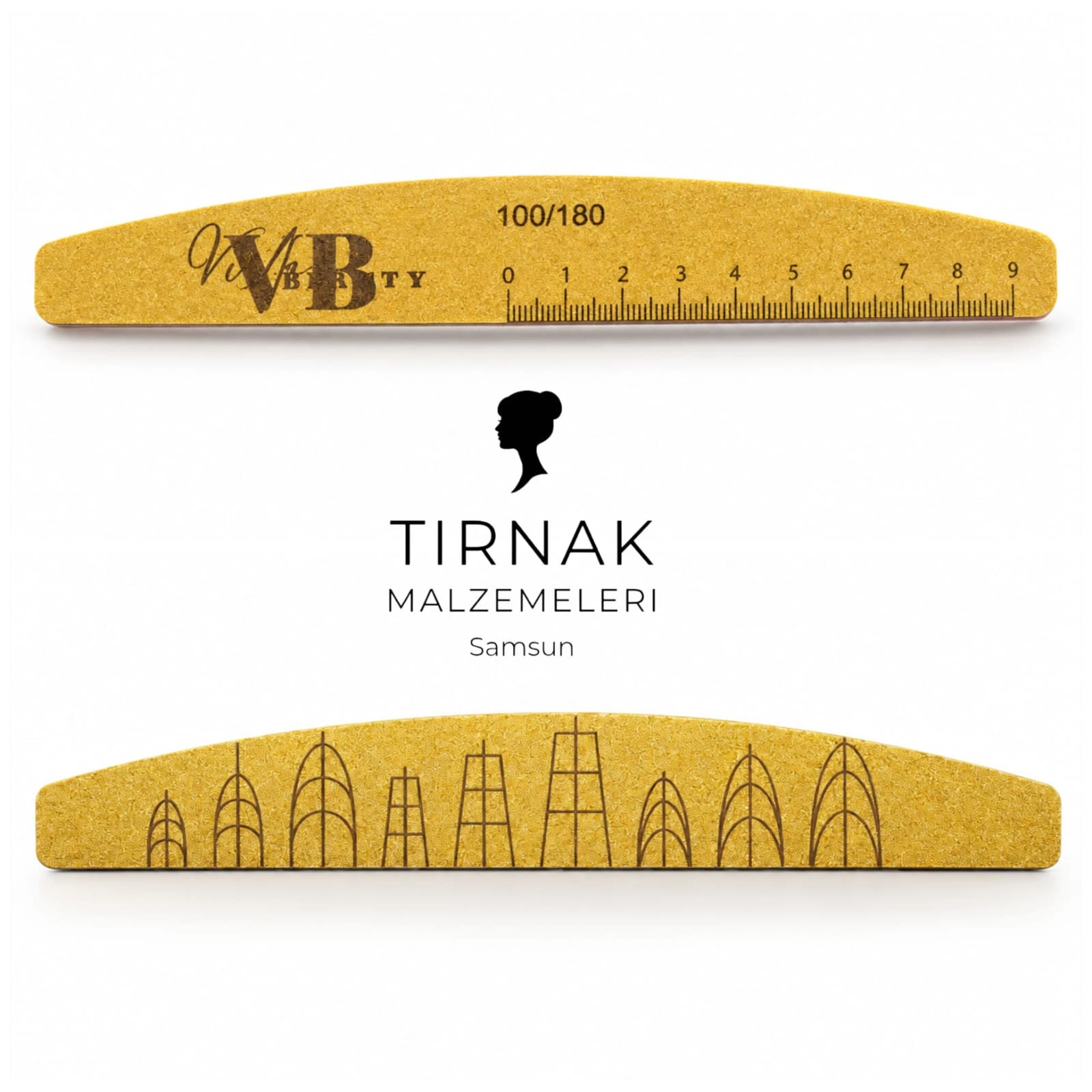 VİOLA TIRNAK BOY ÖLÇÜLÜ CETVELLİ  100/180 GRİT