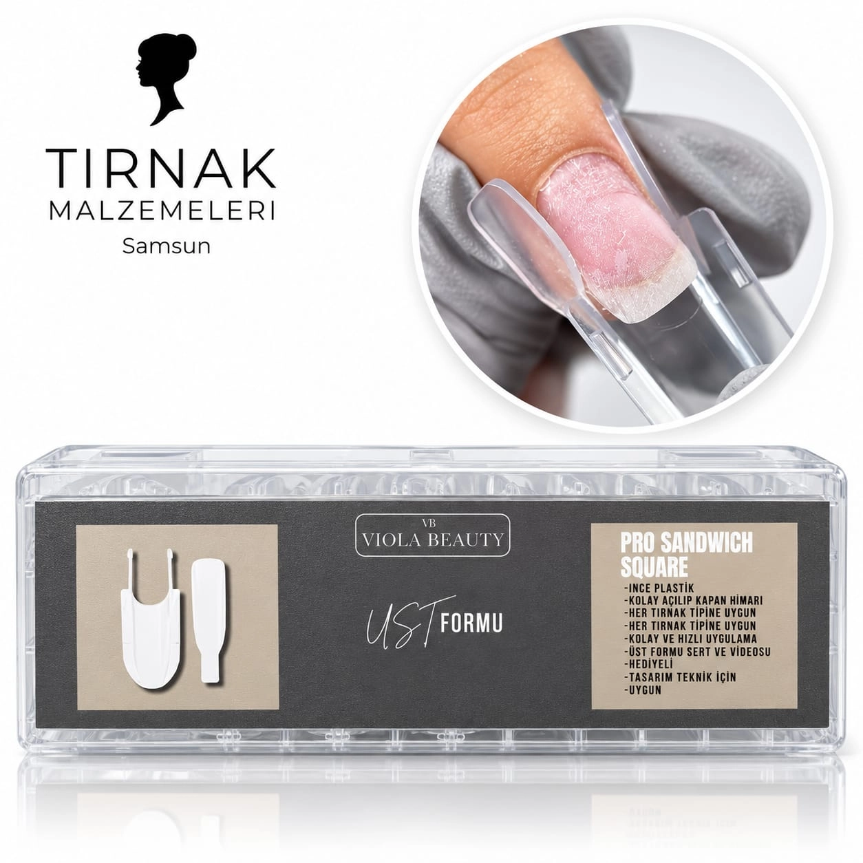 VİOLA PRO SANDWİCH ÜST FORM SQUARE  DESTEKLİ 120Lİ